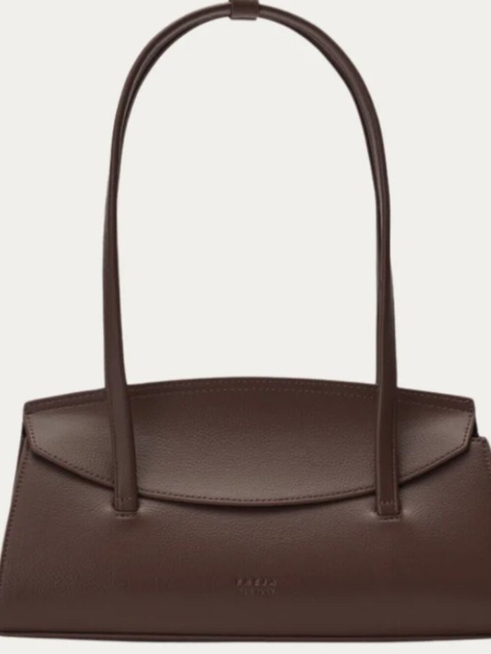 Classic Brown Leather Shoulder Bag